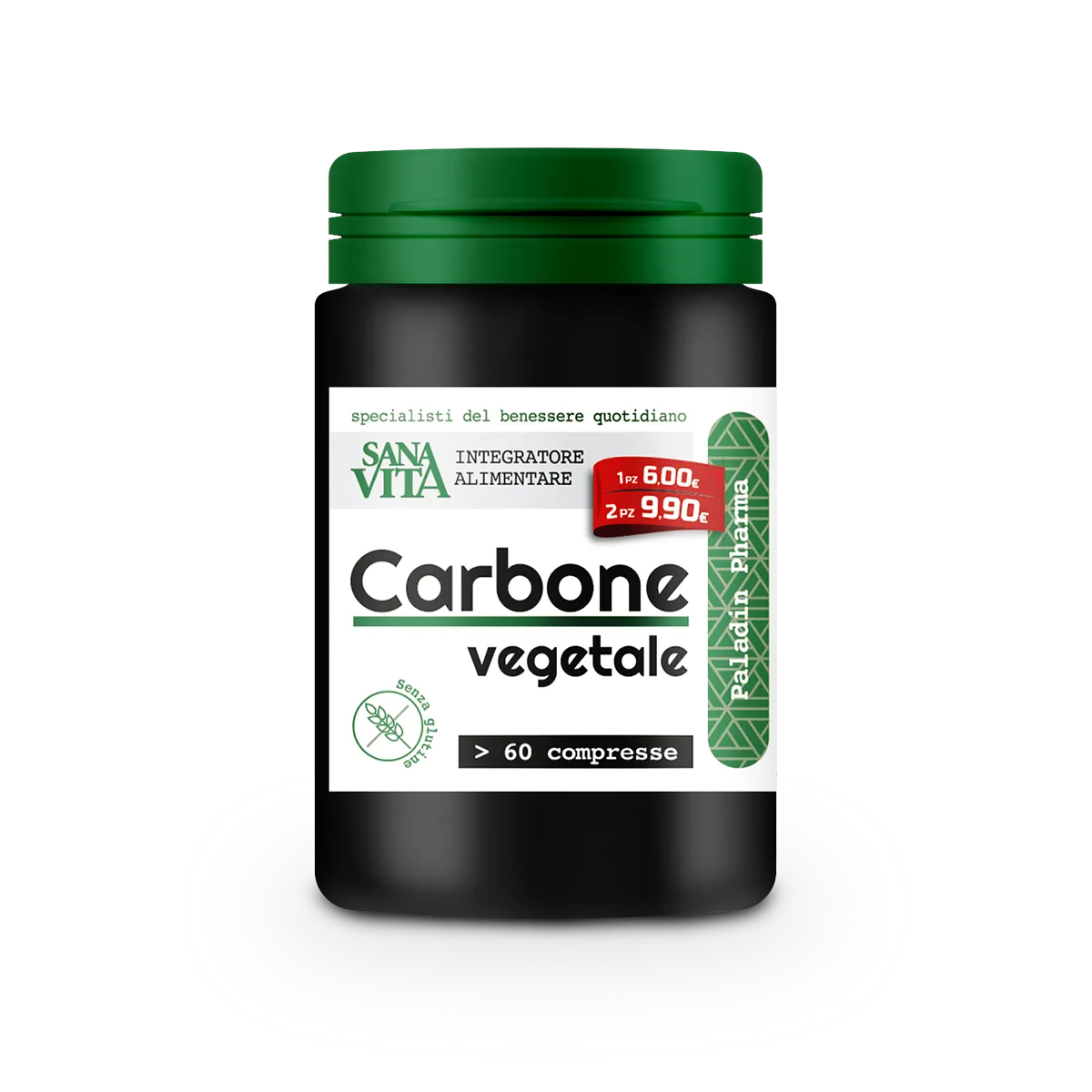 Sanavita Carbone Vegetale Compresse